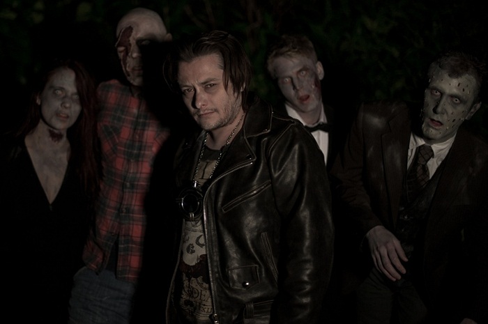 horror actor "Nathan Head" appearing in "Zombie King" aka "King of the Dead" with "Edward Furlong" and "Corey Feldman" and "Jon Campling"